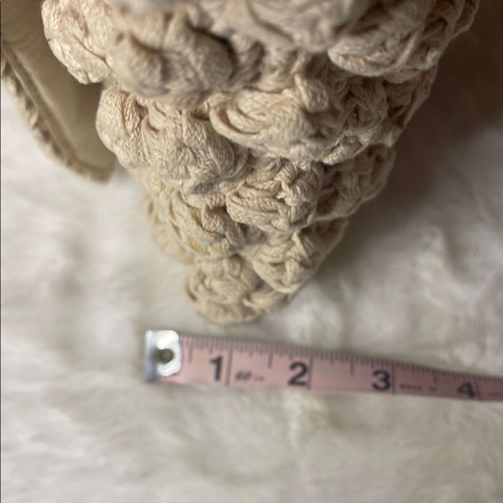 No Boundaries Cream Woven Shoulder Bag - Picture 8 of 11